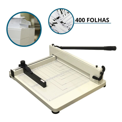 Guilhotina De Papel A3 Semi Industrial 433mm 400 Folhas Way