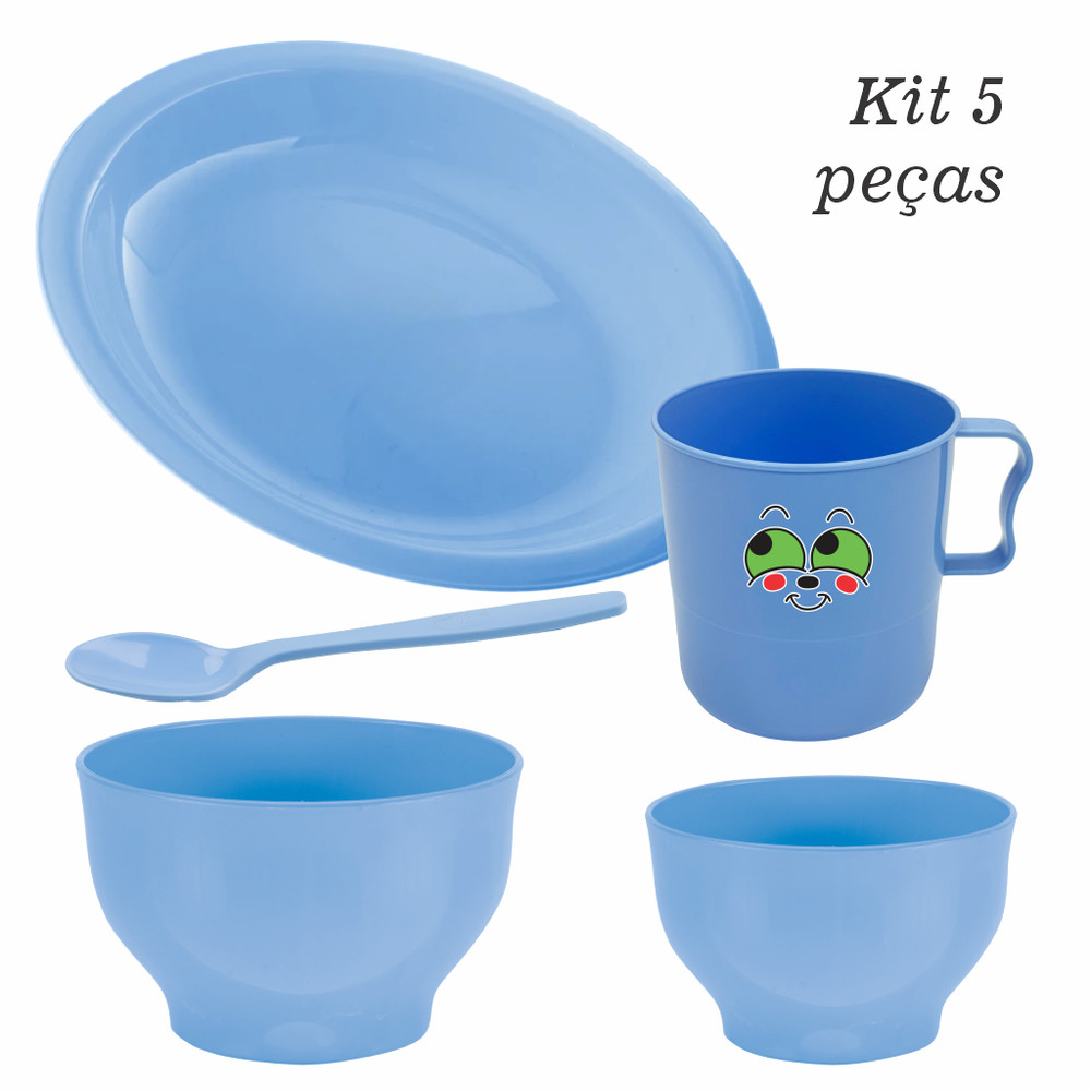 Kit Alimentação Infantil 5 peças – Alves Plastic