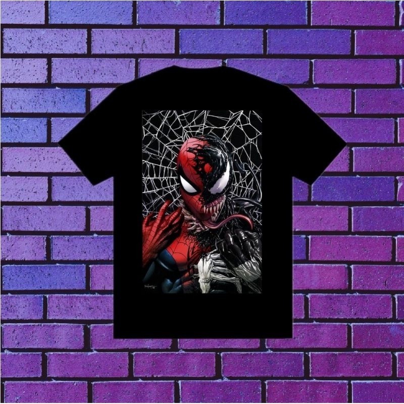 Camiseta Unissex Homem Aranha Spiderman Venom  Premium 100% Algodão