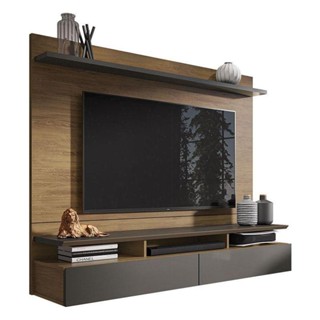 Painel Para Tv Home Suspenso Noruega Freijó Grafite Perolizado - Móveis Leão em Oferta na Shopee
