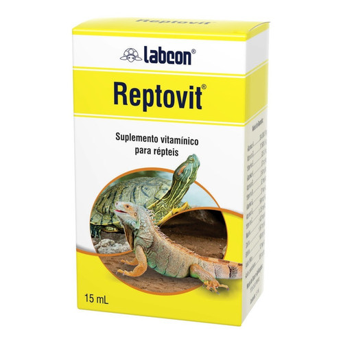 Alcon Labcon Reptovit 15 Ml Vitamina Para Repteis  Full