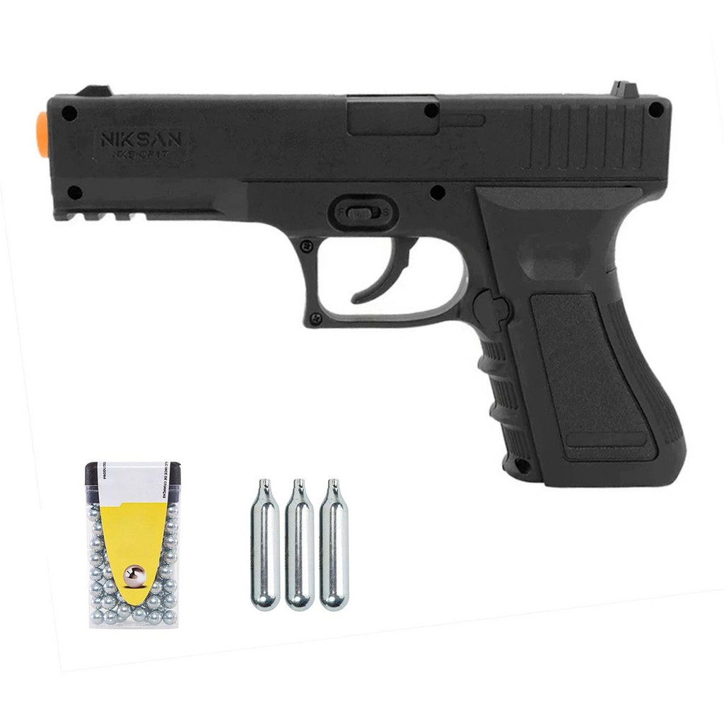 Pistola de Pressão NBB CP17 4.5mm Preta - Niksan + Acessórios em Oferta na Shopee