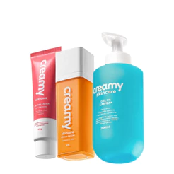 Kit Creamy Skincare Gel de Limpeza Calming Cream Vitamina C (3 produtos)