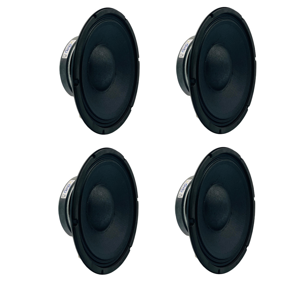 4 Alto Falante Qvs 10 250rms Woofer Medio Grave 10mgs250 Line Array Som Automotivo Som Profissional Caixa Ativa