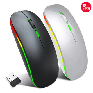 Mouse Sem Fio Recarregável Led RGB Clique Silencioso 2.4 Ghz Ergonômico Gamer Home Office em Oferta na Shopee