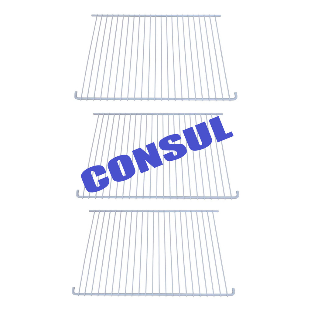 3 Prateleiras Grade Geladeira Consul Brastemp Crb36 Crb39