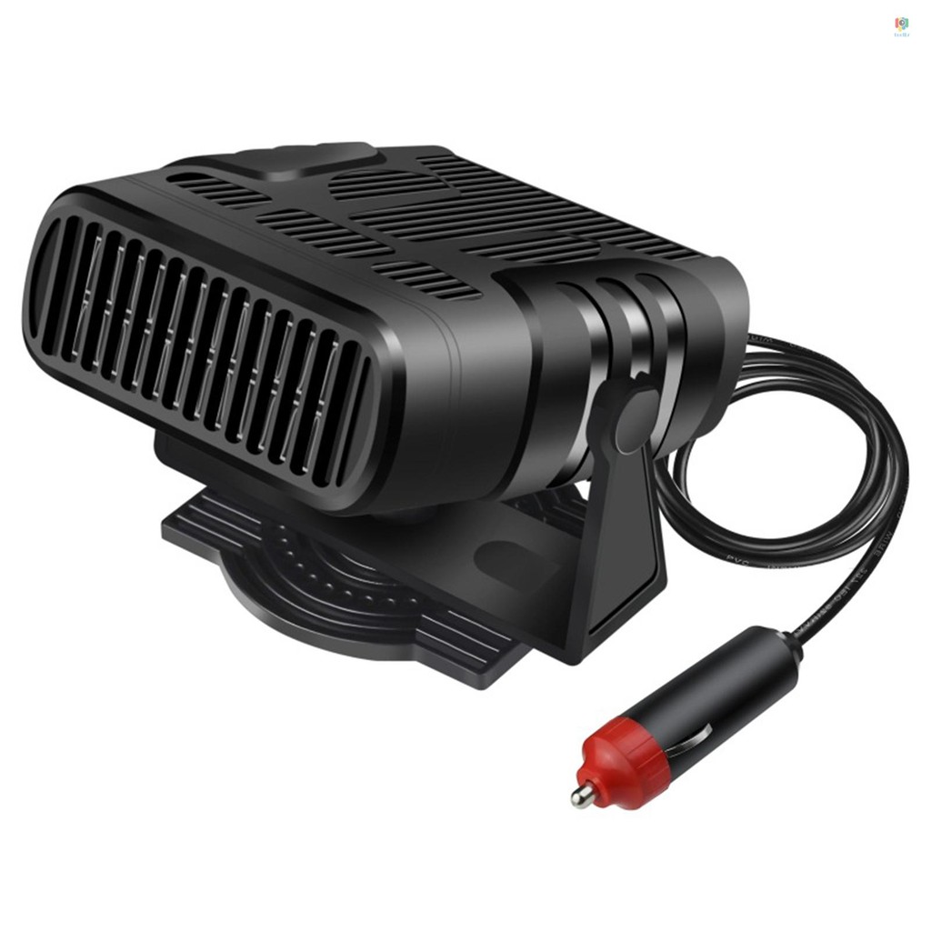 Aquecedor De Carro , Portátil Multifuncional 120W 12V Que Conecta No Isqueiro , 360 ° Ajuste Gratuito , Descongelamento em Oferta na Shopee