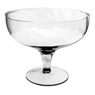 Taça De Vidro Grande Lisa Sobremesa Decoração Bomboniere em Oferta na Shopee