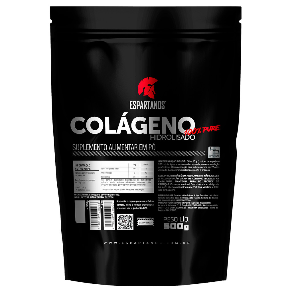 Colágeno Hidrolisado 500 g - Espartanos