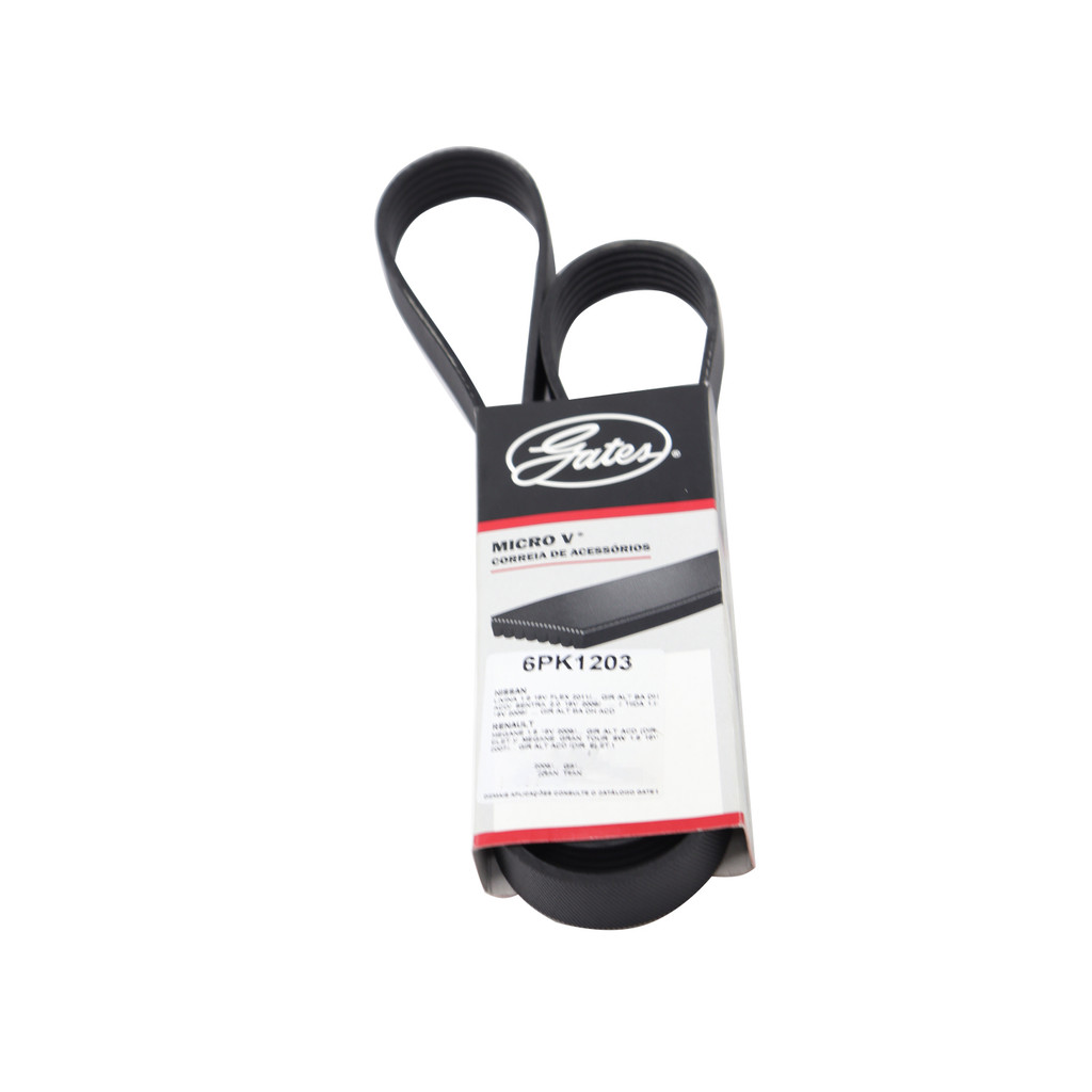 Correia Micro-V Gates 6PK1203 Renault Duster - Cód.11037