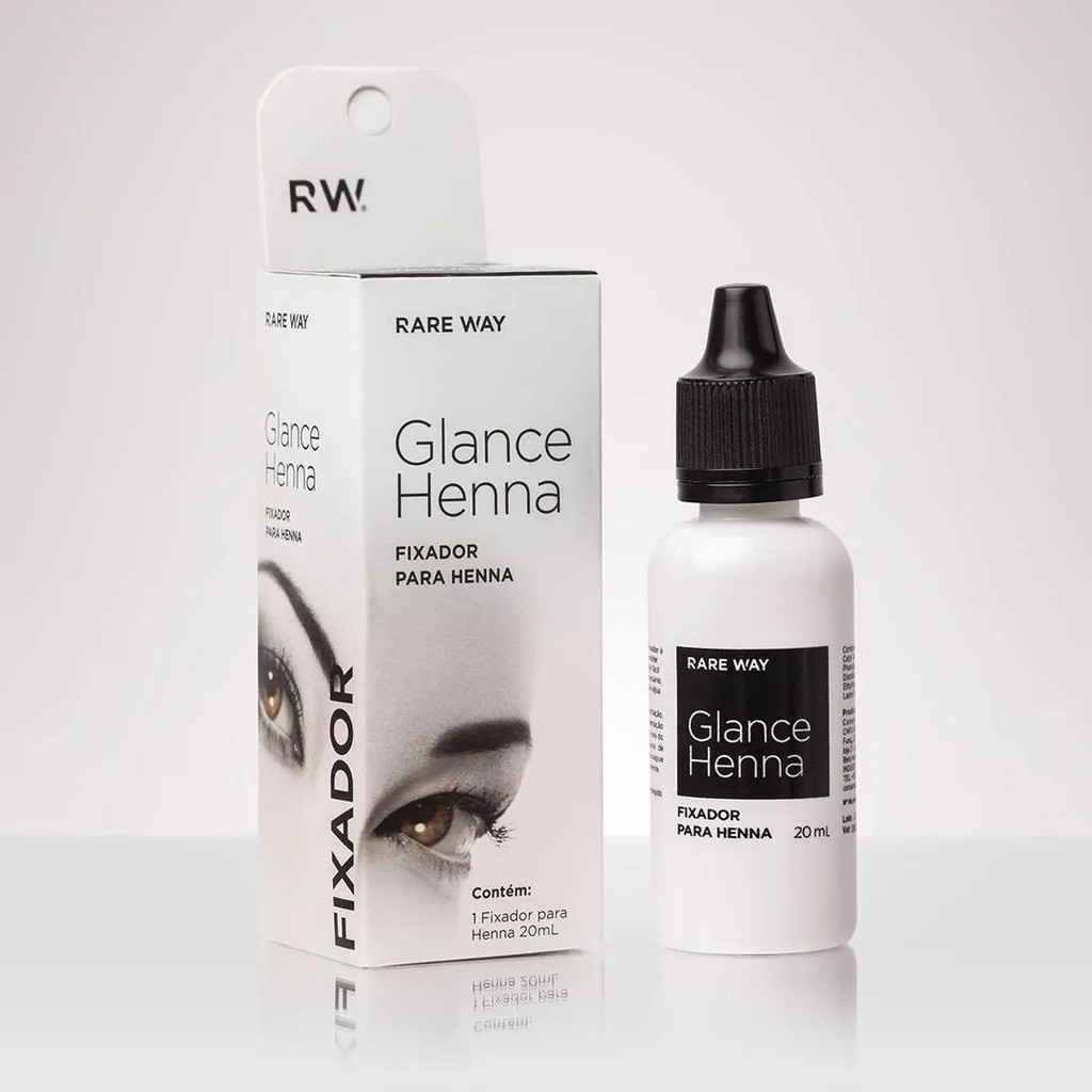 Fixador Glance Henna 20 Ml -  Rare Way em Oferta na Shopee