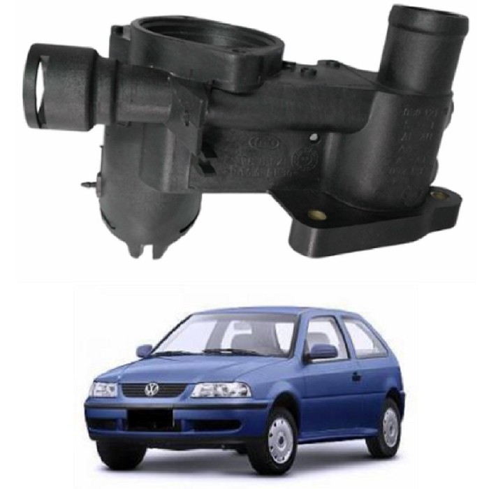 CARCAÇA VÁLVULA TERMOSTÁTICA GOL/PARATI/VOYAGE/SAVEIRO MI (1 SAIDA) MG101