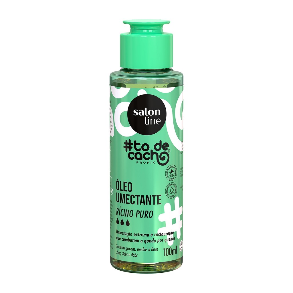 Óleo de Umectação #todecacho Rícino Puro! Salon Line 100ml - Beauty