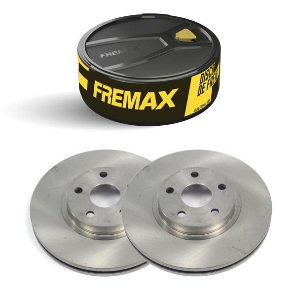 Par Disco de Freio Ventilado Corolla 2014 a 2019 Fremax