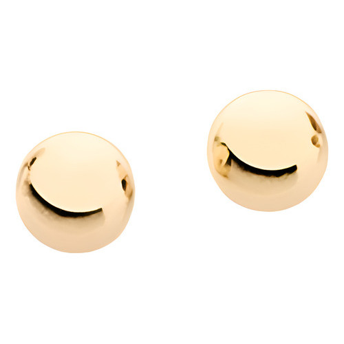 Brinco De Bola Folheado A Ouro Rommanel 520246 em Oferta na Shopee
