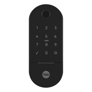 Fechadura Digital Lia Resistente à Chuva Rolete Preta Fosca em Oferta na Shopee