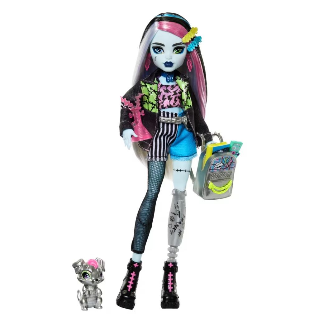 Boneca Monster High Frankie Stein Aventura nas Estrelas - Mattel HXH73/HPD53, Futurista 26cm