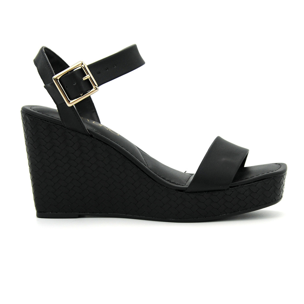 Sandalia Feminina Via Uno Original Plataforma Meia Pata 049