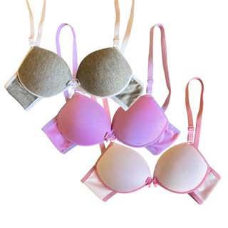 Kit 3 Sutiã 8 a 14 Anos Menina Moça com Bojo Liso Confortável Infantil Juvenil em Oferta na Shopee