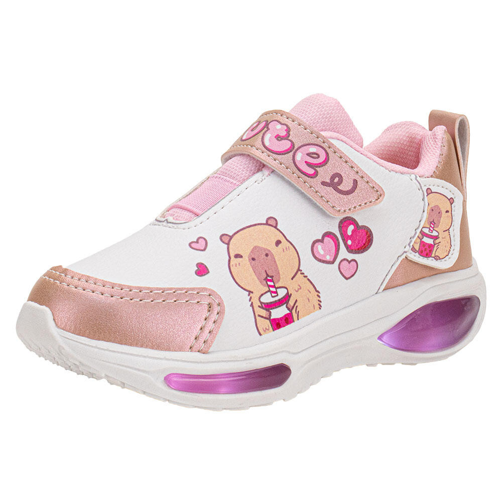 Tênis Infantil Capivara Led Minipé Mp2530