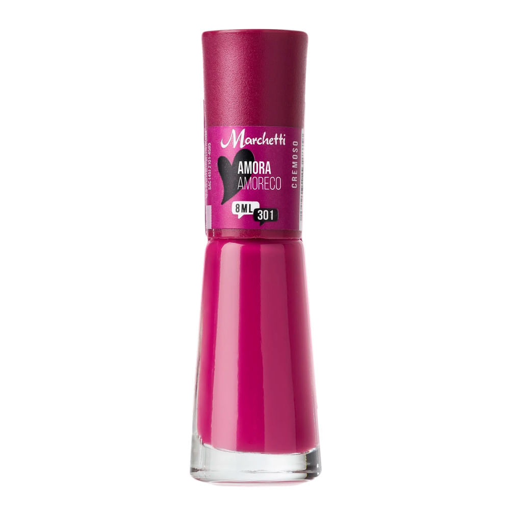 Esmalte Marchetti Cremoso Cor Amora Amoreco 301 com 8ml - Beauty