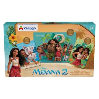 Brinquedo Infantil Quebra Cabeça Progressivo Moana 2 Xalingo 16498 Jogo Educativo Puzzle Criança em Oferta na Shopee