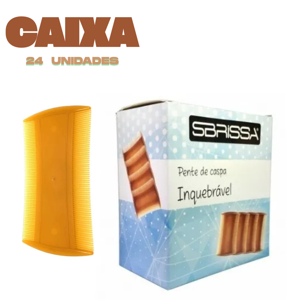 24 Pentes Finos P/ Piolho Lêndea E Caspa, Inquebrável, Duplo