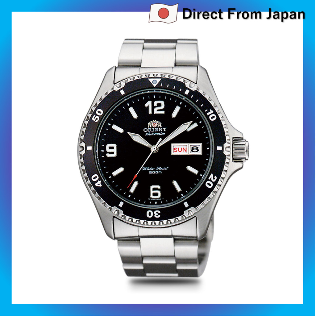 Relógio de mergulho automático Orient Mako, SAA02001B3, masculino, preto, com garantia do fabricante japonês