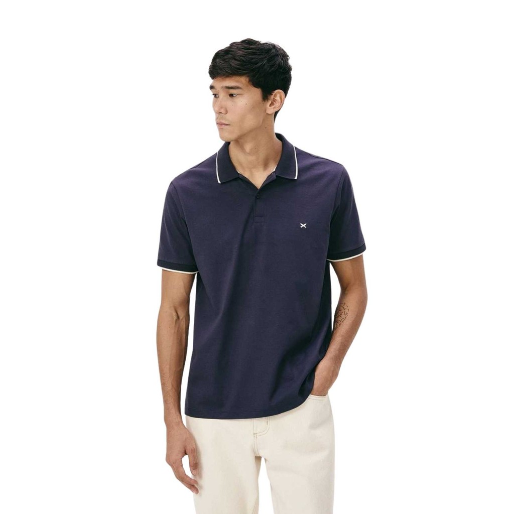 Camiseta polo algodão super cotton hering masculina 3M4M