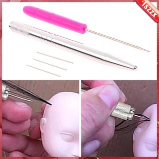 [Lszzx] Kit De Fabricação De Bonecas De Aço Inoxidável Com Agulhas Rehair Fácil De Usar , Versátil E Prático