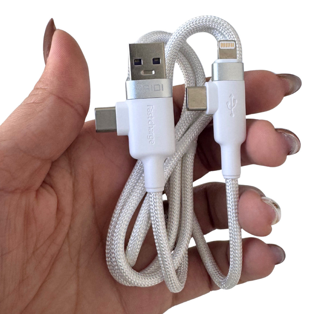 Cabo Turbo Tipo-C, Iphone 4 em 1 compatível com todos os Celulares Kaidi KD-2516 — imagem 2 de 2