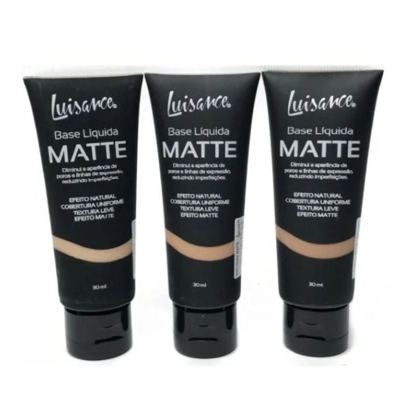 Base Liquida Matte Luisance em Oferta na Shopee