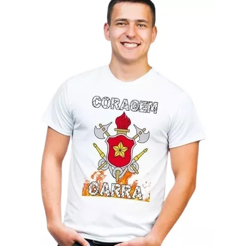 Linda Camiseta Camiseta Bombeiro