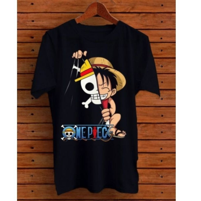 Camiseta camisa Infantil One Piece Luffy Camisa Anime Blus