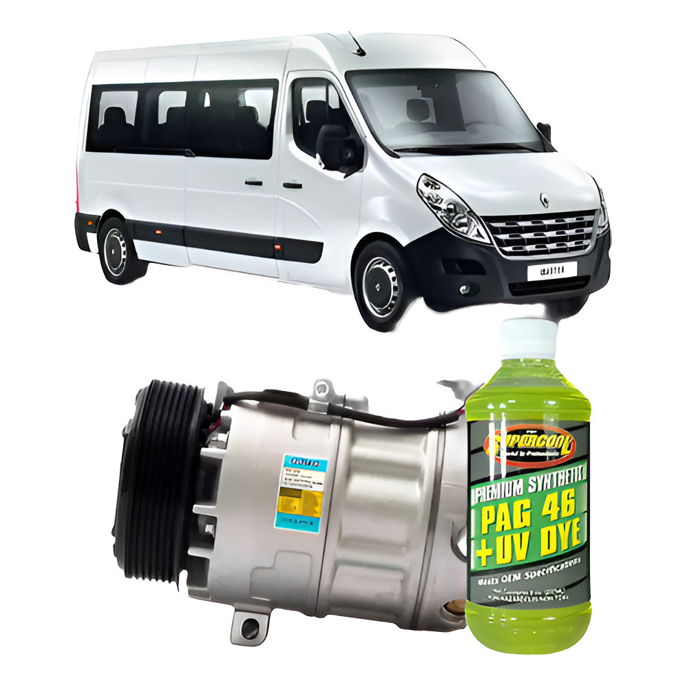 Compressor Ar Renault Master 2.3 2013 A 2024 Delphi + Óleo novo