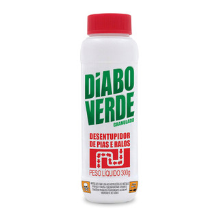 Desentupidor Diabo Verde Para Pia Ralo Vaso Sanitário Canos Granulado 300g Privada Ação Rápida Potente