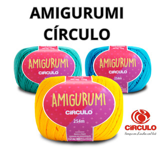Fio Amigurumi Círculo 254 metros 125g 100% algodão | Linha Amigurumi em Oferta na Shopee