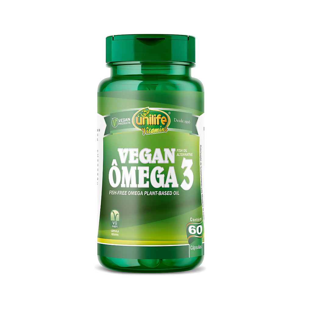 Omega 3 Vegan 60 Cápsulas Unilife