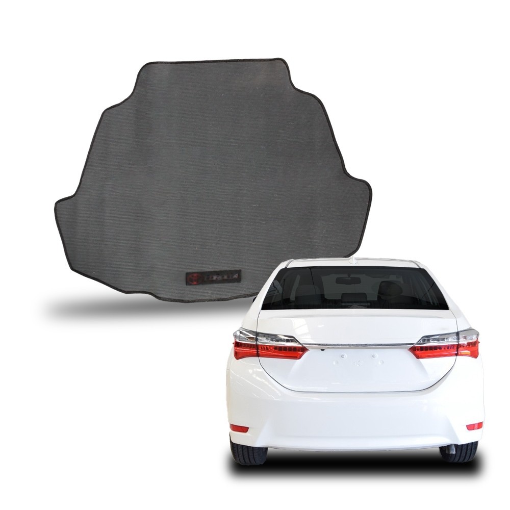 Tapete Porta Malas Corolla 2015 a 2019 Borracha Impermeável Molde na Medida do Carro