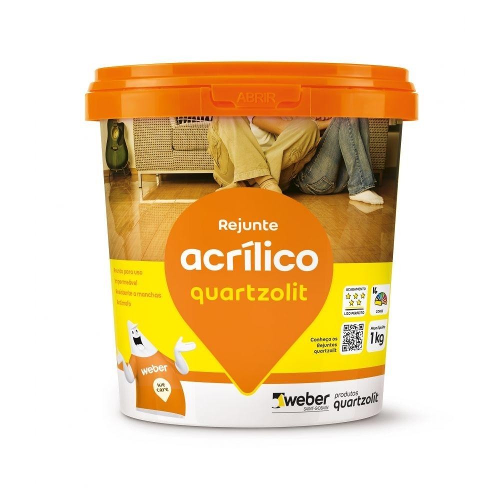 Rejunte Acrílico Bd 1kg Cortiça Quartzolit em Oferta na Shopee