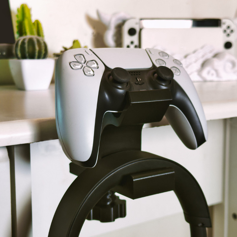 Suporte Mesa Fone de Ouvido e Manete Headset ps5 pc Xbox Controle