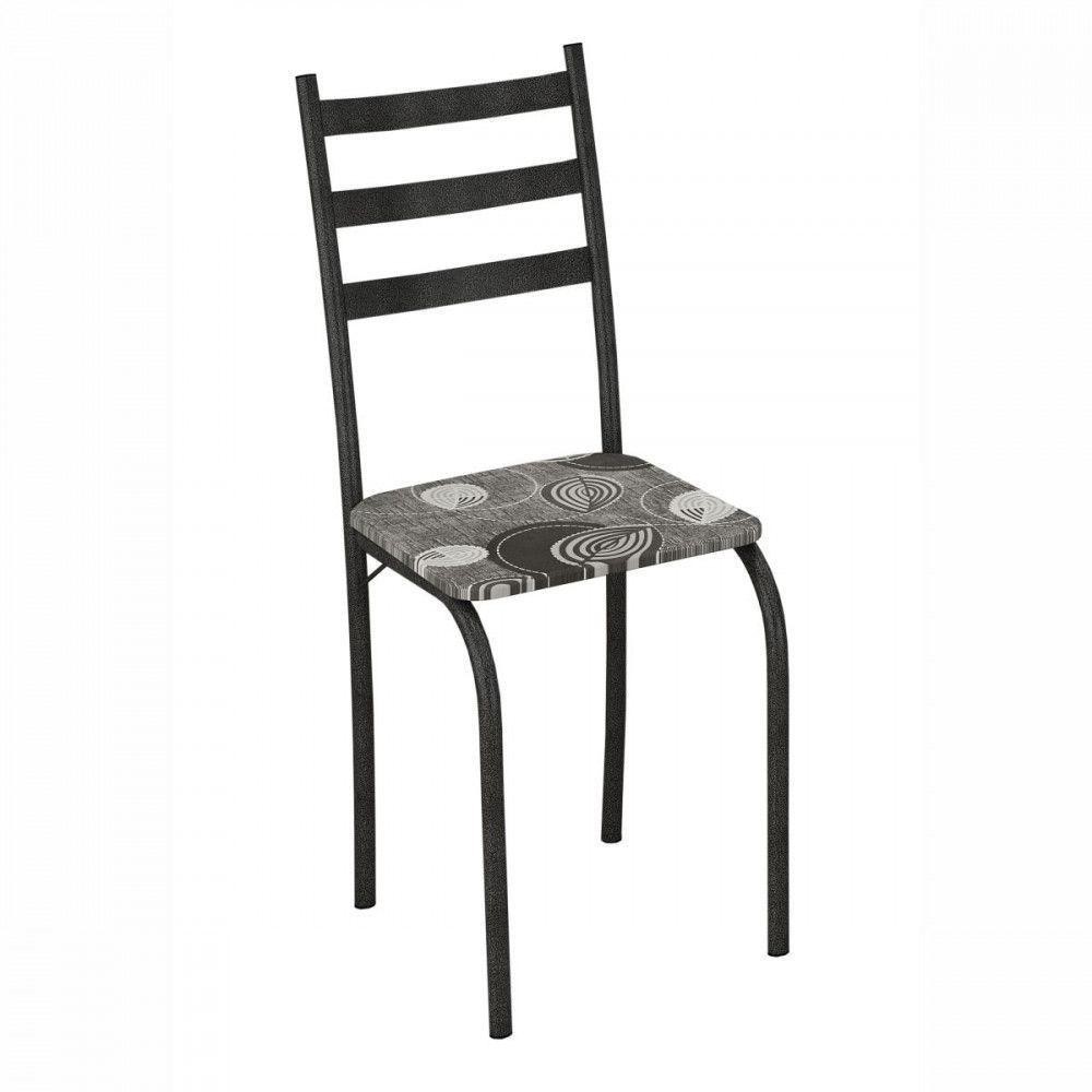 Conjunto Com 6 Cadeiras Maraba Martelado Grafite Assento Paraopeba Teixeira Grafite em Oferta na Shopee