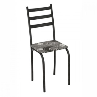 Conjunto Com 6 Cadeiras Maraba Martelado Grafite Assento Paraopeba Teixeira Grafite em Oferta na Shopee