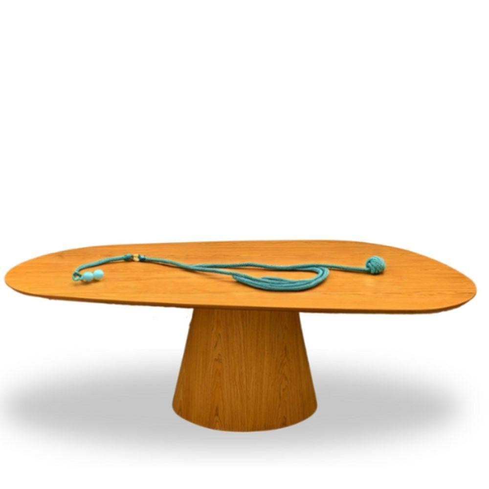 Mesa Oval Organica Em Freijo 120x80cm - Home & Living