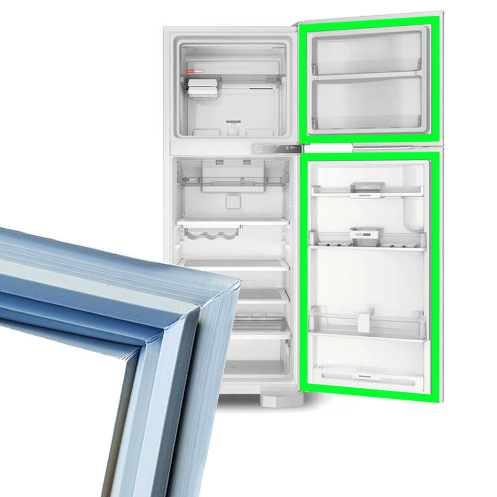 Kit Vedação Para Electrolux Modelo DFX39 DF36A Porta Inferior e Freezer