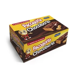 Caixa Paçoquita Coberta Chocolate 144G (8 Unidades)