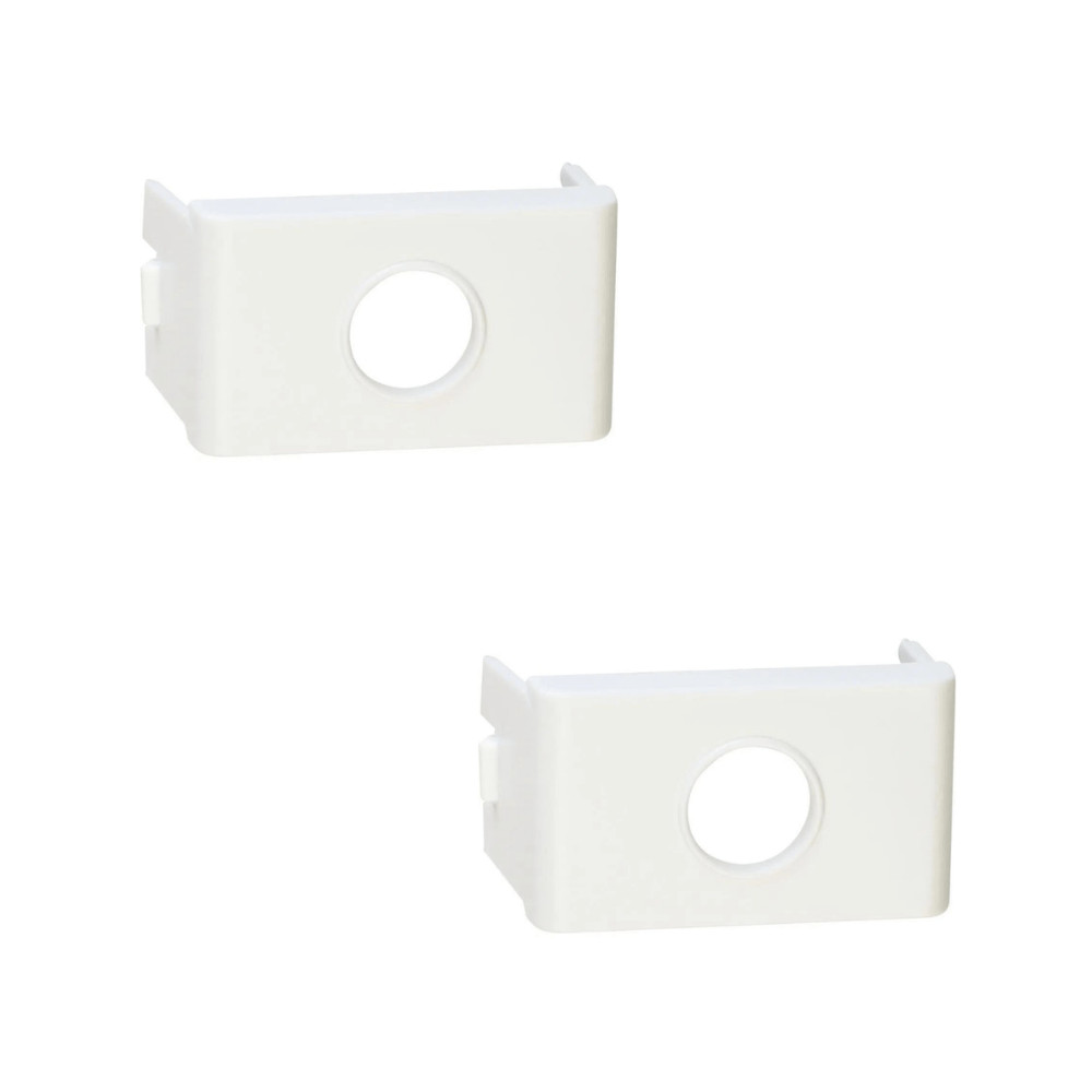Kit 2 Modulo Saida Fio Branco Lunare Up Fosco Schneider (Encaixa Na Linha Decor/Prime/Lunare)