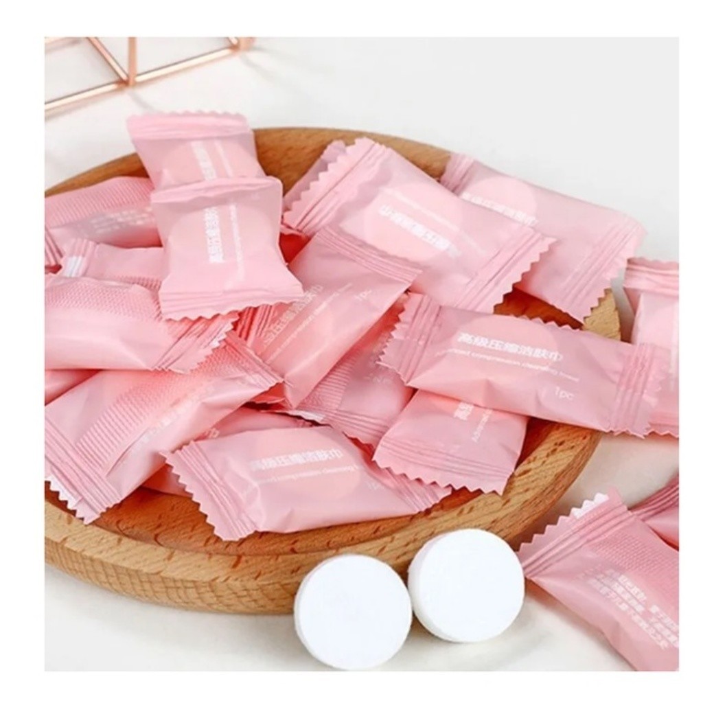 Toalha Desidratada Descartavel 50un em Oferta na Shopee