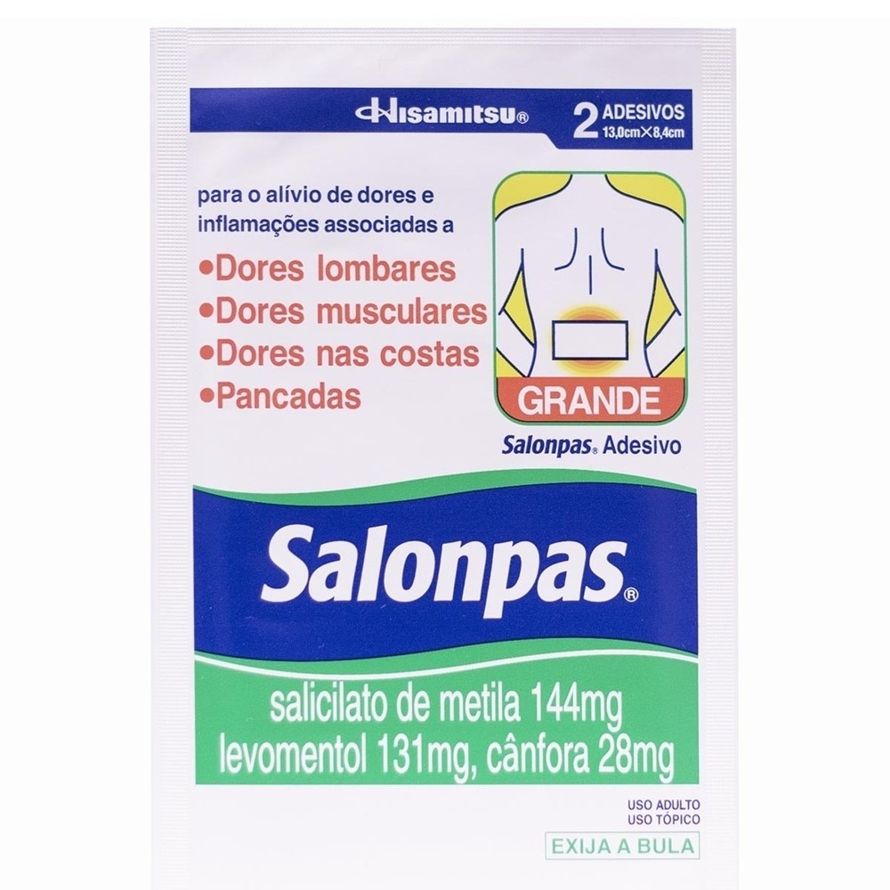 Salonpas Adesivo Grande 2 Unidades - Health
