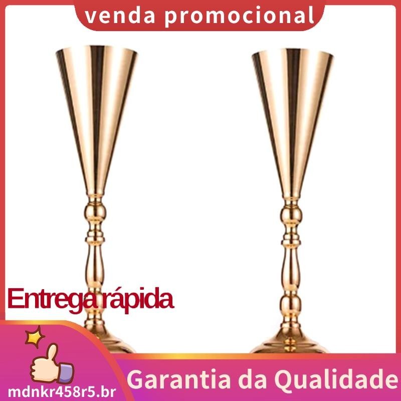 2 Vaso De Flores De Mesa PCS Casamento Decoração Ouro Ornamentos Artificiais Para Aniversário Parte . mdnkr458r5br